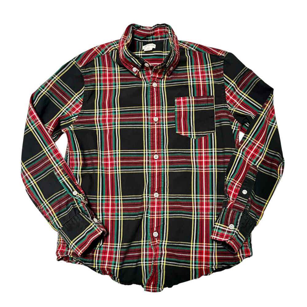 Crewcuts Plaid Button Up Shirt Size 10